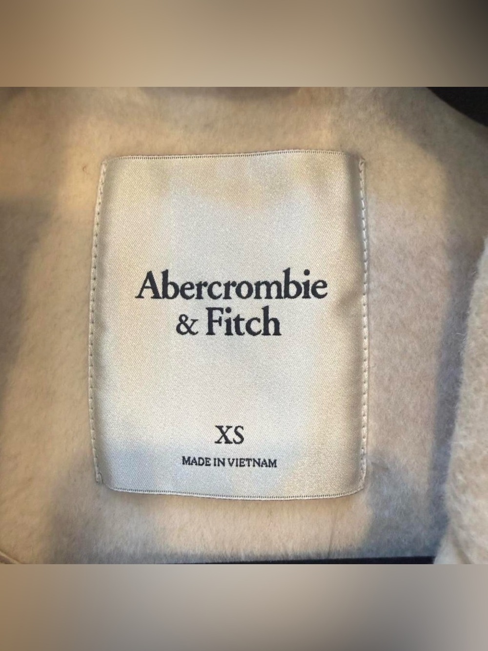 Abercrombie & Fitch Wool Blend Top Coat - Picture 3 of 4